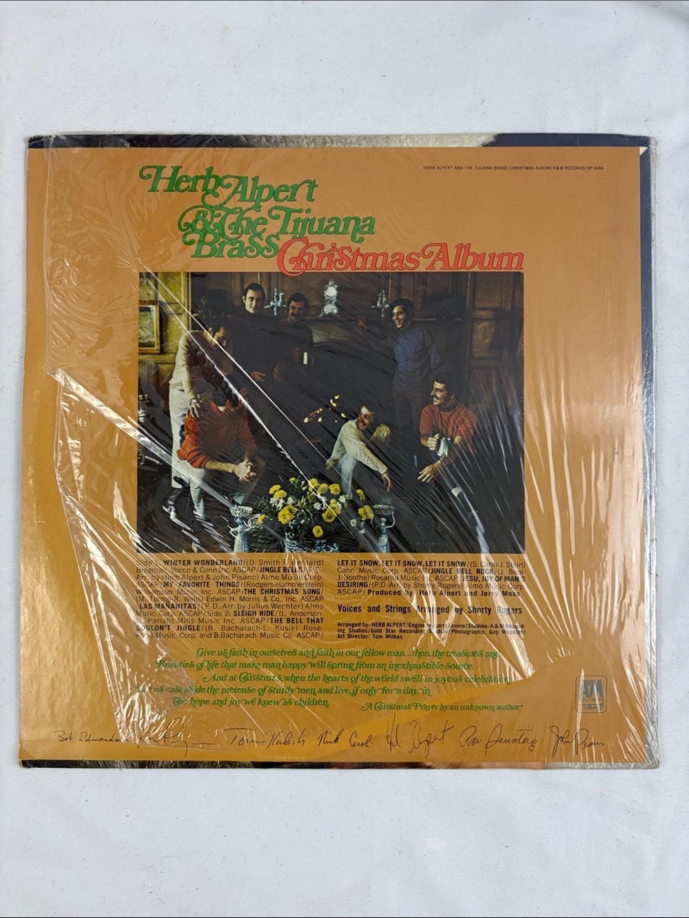 Herb Alpert and the Tijuana Brass Christmas Album Vinyl Record LP - Picture 3 of 6